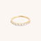 Diamond Eternity Milestone Ring in Solid Gold-Astrid &amp; Miyu