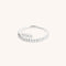Illusion Diamond Milestone Ring in Solid White Gold-Astrid &amp; Miyu