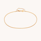 Essential Box Chain Anklet in Gold-Astrid &amp; Miyu