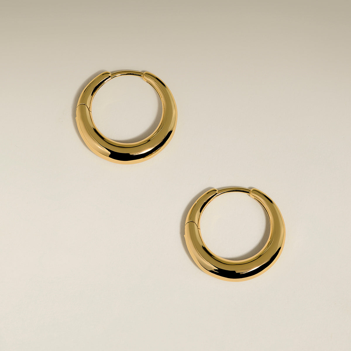 Dome Medium Hoops in Gold-Astrid &amp; Miyu