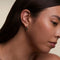 Dome Medium Hoops in Silver-Astrid &amp; Miyu