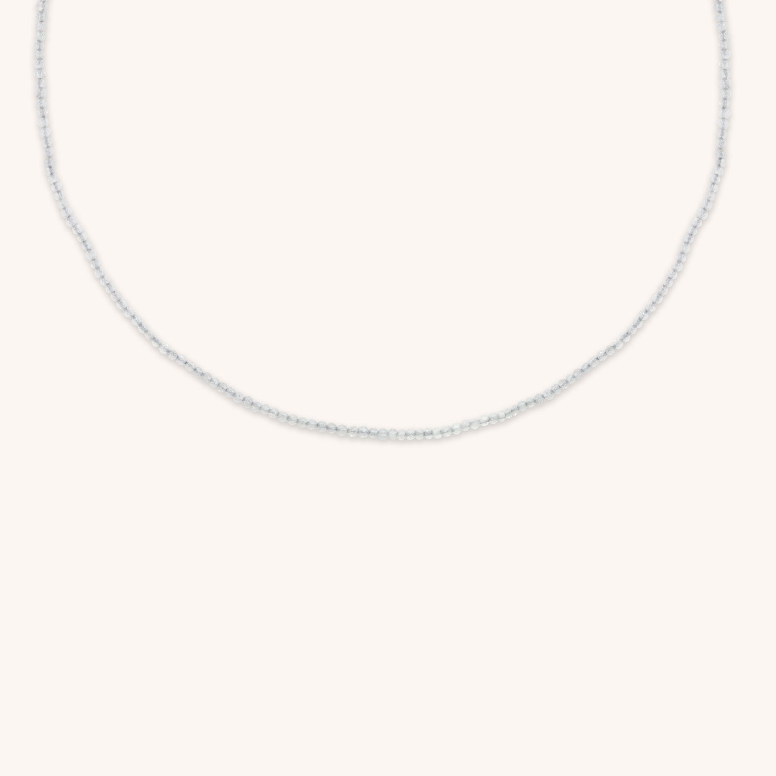 Topaz April Beaded Necklace in Solid Gold-Astrid &amp; Miyu