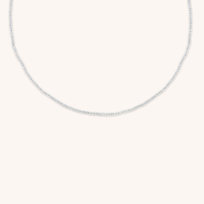 Topaz April Beaded Necklace in Solid Gold-Astrid &amp; Miyu