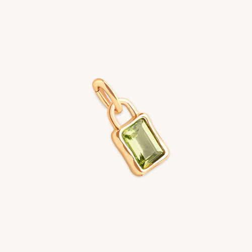 Olivine August Clip Charm in Gold-Astrid &amp; Miyu