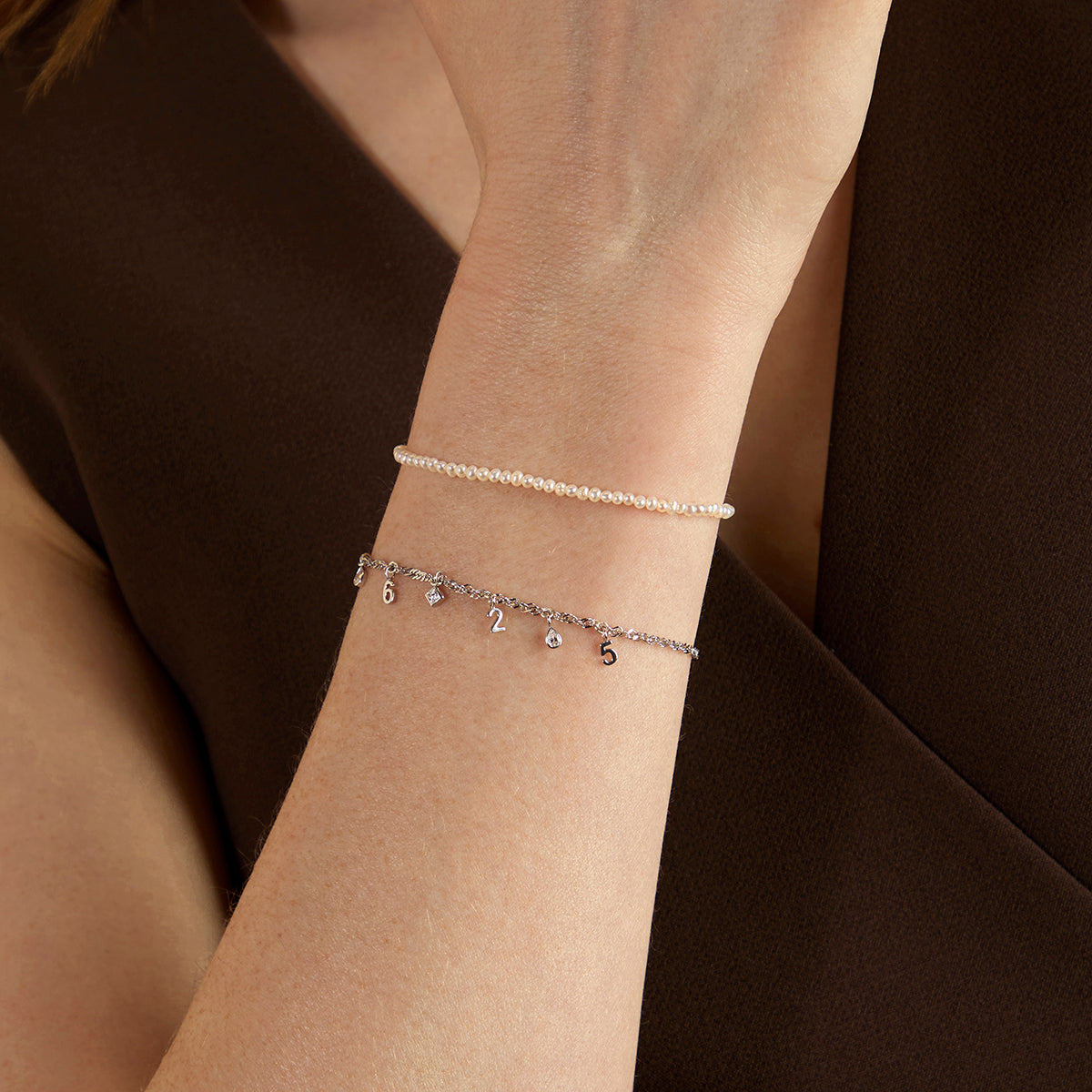 Pearl Beaded Bracelet-Astrid &amp; Miyu