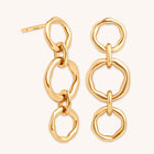 Molten Link Drop Studs in Gold-Astrid &amp; Miyu