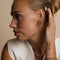 Molten Piercing Stud in Solid Gold-Astrid &amp; Miyu