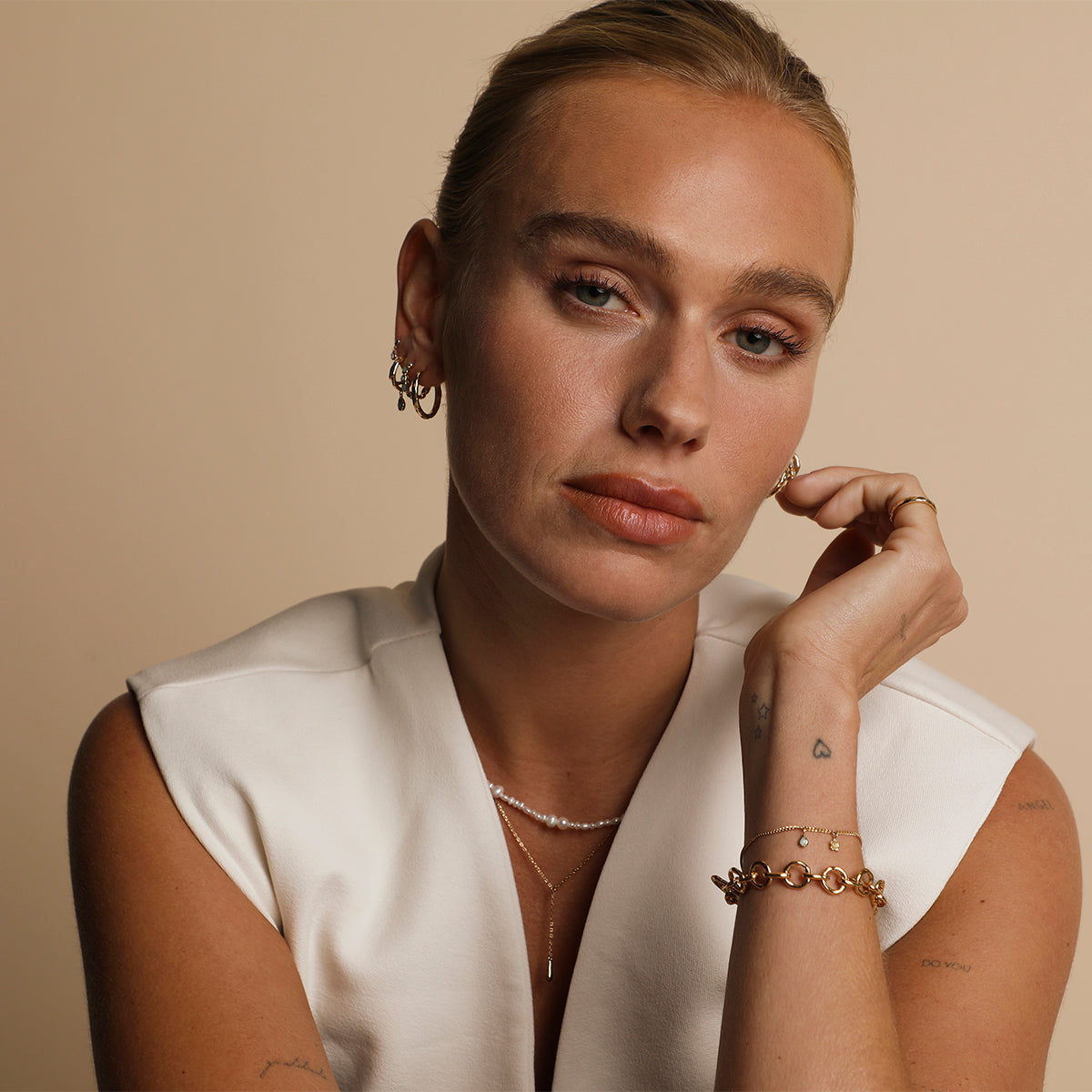 Molten Opal Pear 9k Gold-Astrid &amp; Miyu