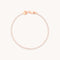 Tennis Chain Bracelet in Rose Gold-Astrid &amp; Miyu