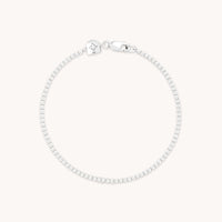 Tennis Chain Bracelet in Silver-Astrid &amp; Miyu
