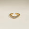 Wave Crystal Ear Cuff in Gold-Astrid &amp; Miyu