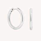 Essential Medium Hoops in Silver-Astrid &amp; Miyu