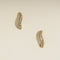 Wave Crystal Huggies in Gold