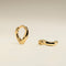Wave Huggies in Gold-Astrid &amp; Miyu