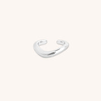 Wave Ear Cuff in Silver-Astrid &amp; Miyu