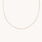 Tennis Chain Necklace in Gold-Astrid &amp; Miyu