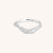 Wave Crystal Ring in Silver-Astrid &amp; Miyu