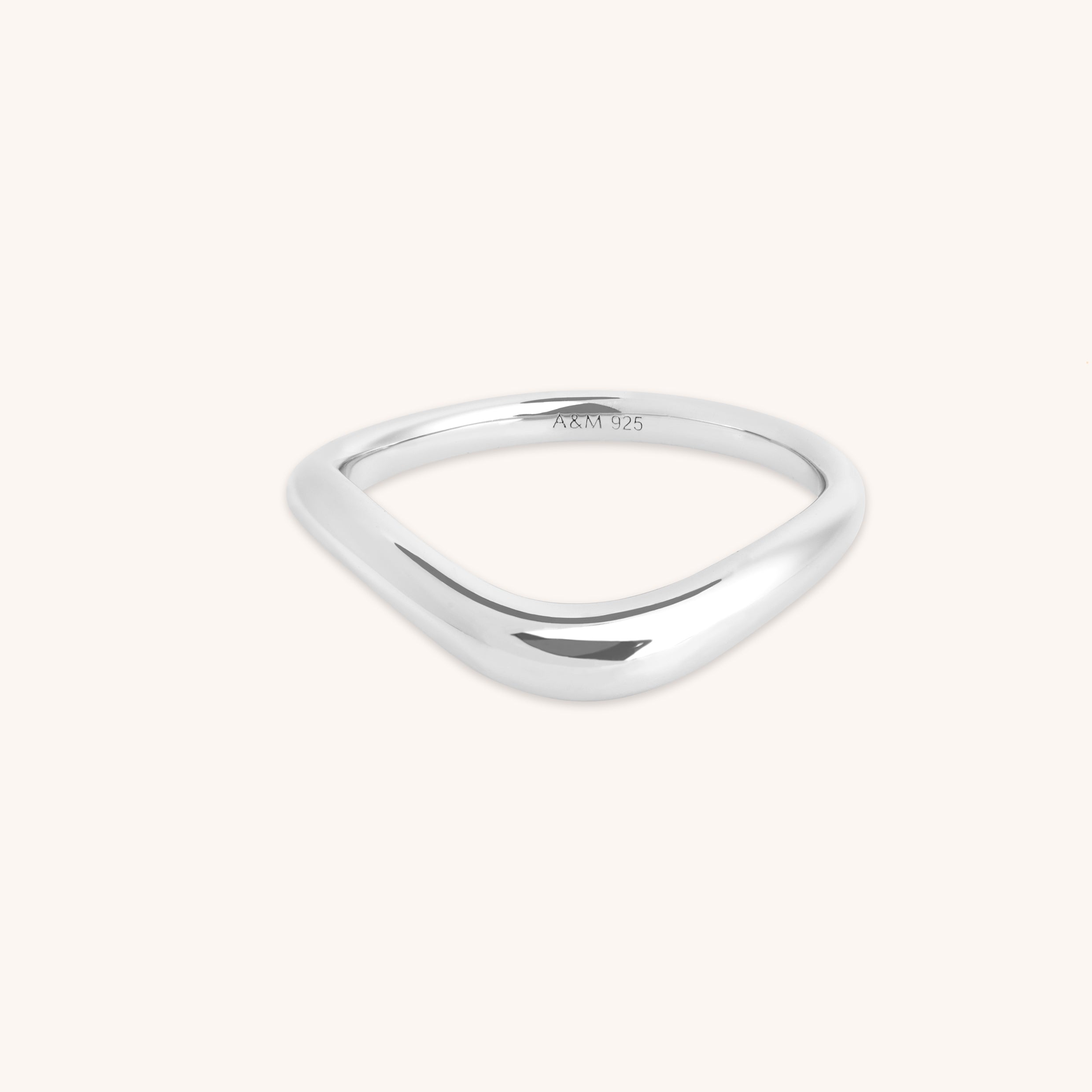 Wave Ring in Silver-Astrid &amp; Miyu