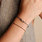 B Initial Click Charm in Solid Gold-Astrid &amp; Miyu