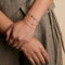 B Initial Click Charm in Solid Gold-Astrid &amp; Miyu