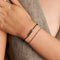 B Initial Click Charm in Solid White Gold-Astrid &amp; Miyu