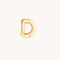 D Initial Click Charm in Solid Gold-Astrid &amp; Miyu