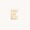 E Initial Click Charm in Solid Gold-Astrid &amp; Miyu