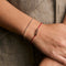 V Initial Click Charm in Solid Gold-Astrid &amp; Miyu