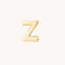Z Initial Click Charm in Solid Gold-Astrid &amp; Miyu