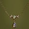 Opal Cluster Pendant in Solid Gold-Astrid &amp; Miyu