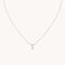 Opal Cluster Pendant in Solid White Gold-Astrid &amp; Miyu
