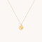 Molten Coin Pendant in Solid Gold-Astrid &amp; Miyu
