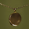 Molten Coin Pendant in Solid Gold-Astrid &amp; Miyu