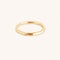Molten Band Ring in Solid Gold-Astrid &amp; Miyu