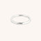 Molten Band Ring in Solid White Gold-Astrid &amp; Miyu