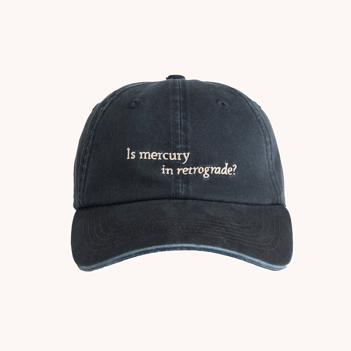 Mercury in Retrograde Cap in Dark Blue-Astrid &amp; Miyu