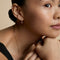 Floating Diamond Small Piercing Stud in Solid Gold-Astrid &amp; Miyu