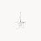Star Charm 9k White Gold-Astrid &amp; Miyu