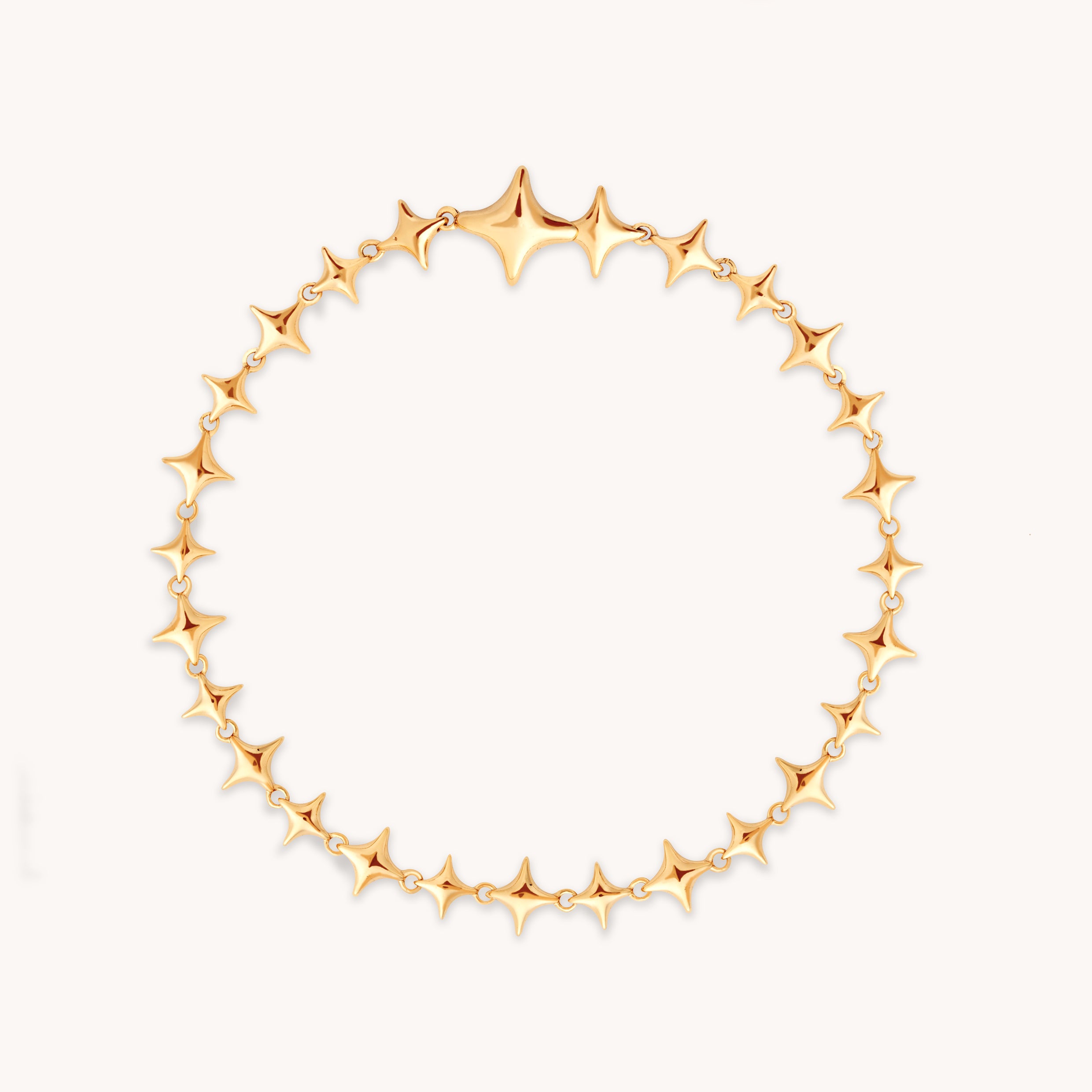 Cosmic Star Chain Bracelet in Gold-Astrid &amp; Miyu