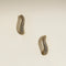 Wave Pavé Crystal Hoops in Gold