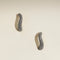 Wave Pavé Crystal Hoops in Silver-Astrid &amp; Miyu