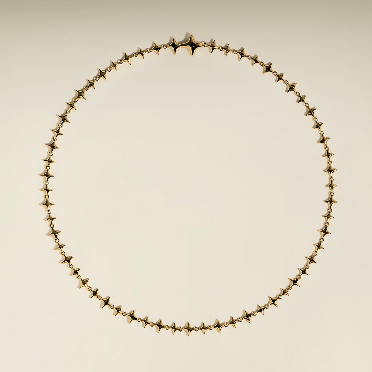 Cosmic Star Chain Necklace in Gold-Astrid &amp; Miyu
