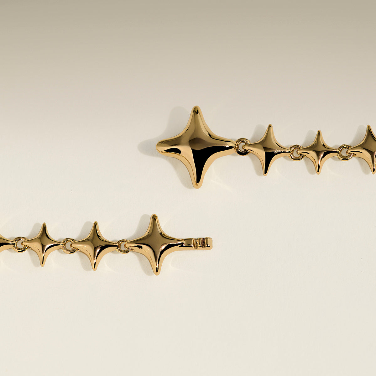 Cosmic Star Chain Necklace in Gold-Astrid &amp; Miyu