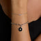 Crystal Scatter Bracelet in Silver-Astrid &amp; Miyu