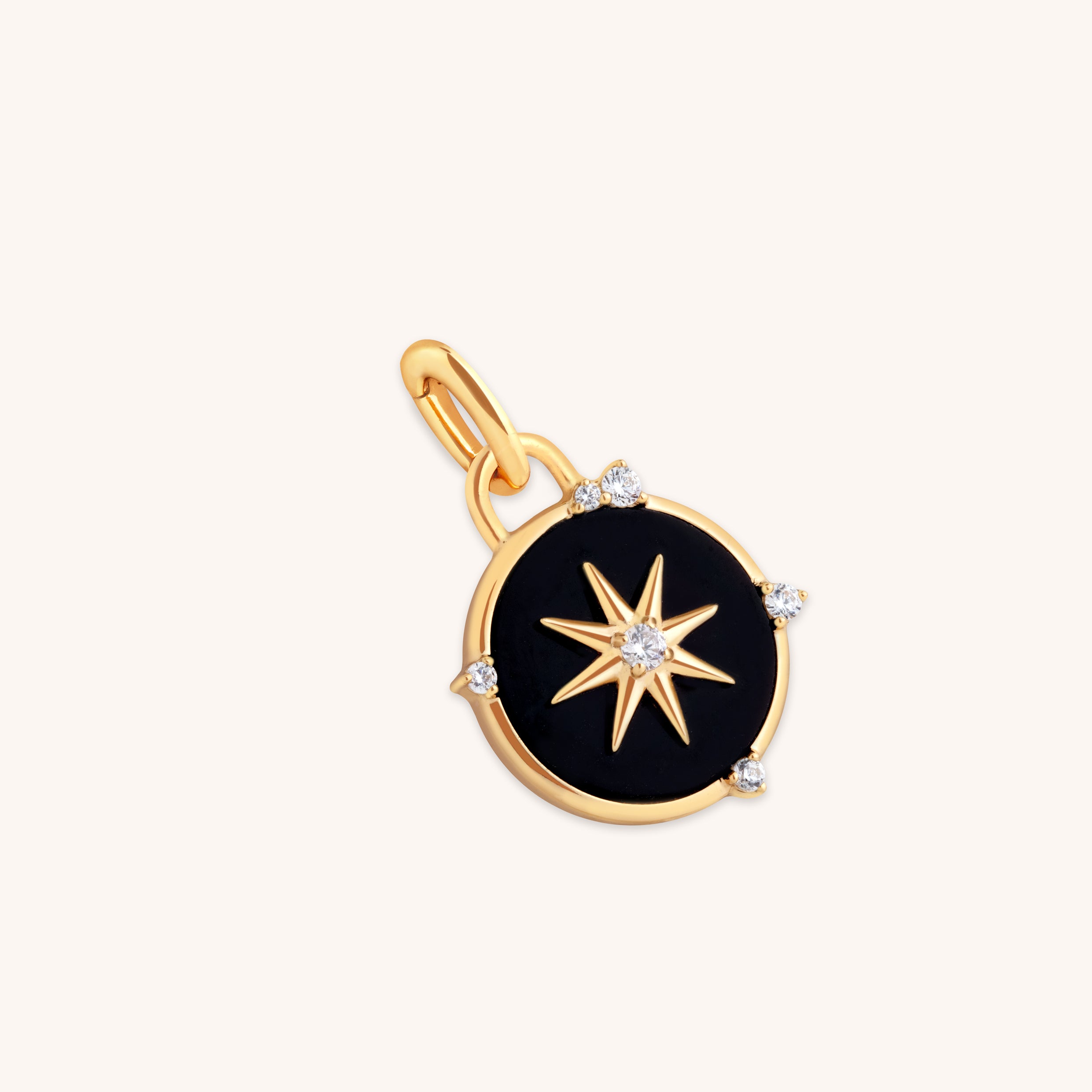 Black Star Clip Charm in Gold-Astrid &amp; Miyu