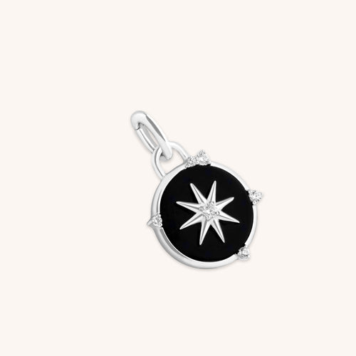 Black Star Clip Charm in Silver-Astrid &amp; Miyu