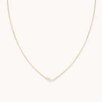 Crystal Scatter Necklace in Gold-Astrid &amp; Miyu