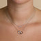 Crystal Scatter Necklace in Silver-Astrid &amp; Miyu