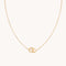 Orbit Crystal Pendant Necklace in Gold-Astrid &amp; Miyu