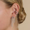 Crystal Scatter Drop Studs in Silver-Astrid &amp; Miyu